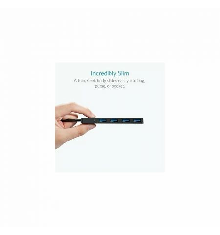 USB Hub Anker Ultra Slim / 4-Port USB 3.0 /  black