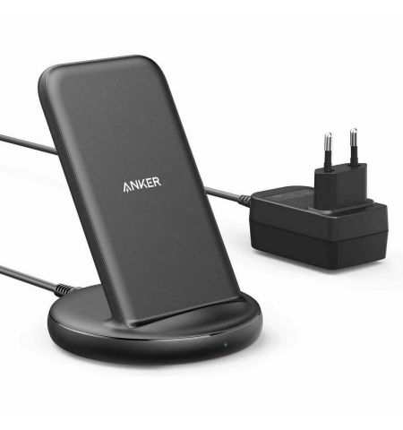 Беспроводное зарядное устройство Anker PowerWave II Stand / 15W / Multiprotect Safety System / Black
