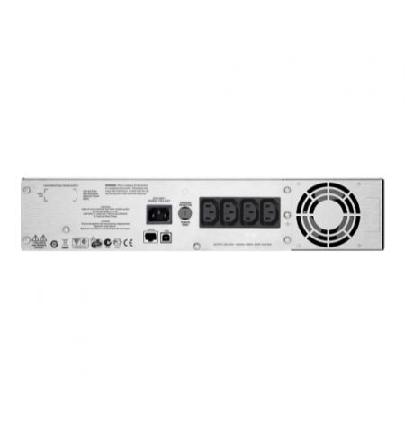 APC Smart-UPS C 1500VA/900W, Line Interactive, Rackmount 2U, 230V, 4x IEC C13 outlets, USB and Serial communication, AVR, Graphic LCD