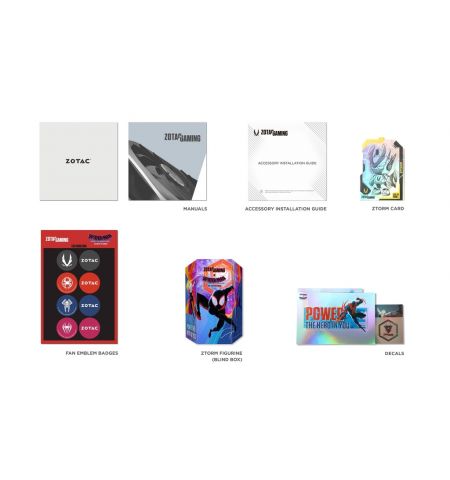 Видеокарта ZOTAC GeForce RTX 4060 OC Spider-Man Edition / 8GB / GDDR6 / 128bit