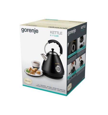 Электрочайник Gorenje K17CLBK 1,7l inox Электрочайник Gorenje K17CLBK 1,7l inox