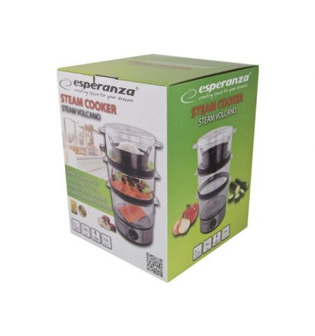 Пароварка Esperanza Aparat de gatit cu aburiSteam Volcano EKG009