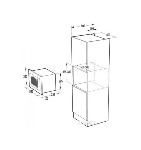 Встроенная микроволновая печь Gorenje BM235CLI