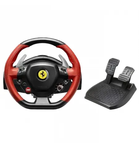 Volan Gaming Thrustmaster Ferrari 458 Spider, Negru/Rosu