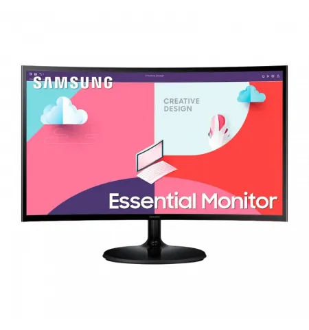 23,5" Monitor Samsung S24C360E, VA 1920x1080 FHD, Negru