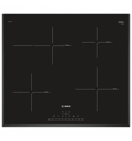 Индукционная варочная панель Bosch PIF651FB1E, Чёрный