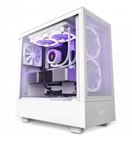 Carcasa PC NZXT H5 Flow, Midi-Tower, ATX, Negru