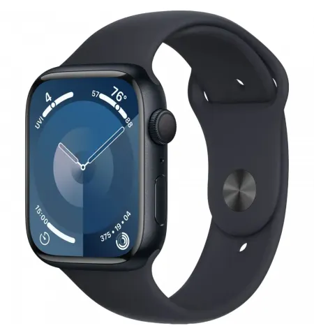 Ceas inteligent Apple Watch Series 9, 45mm, Midnight