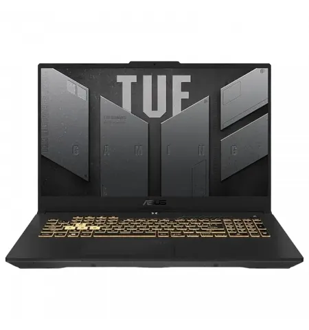 Laptop Gaming 17,3" ASUS TUF Gaming A17 FA707NV, Mecha Gray, AMD Ryzen 7 7735HS, 16GB/1024GB, Fara SO