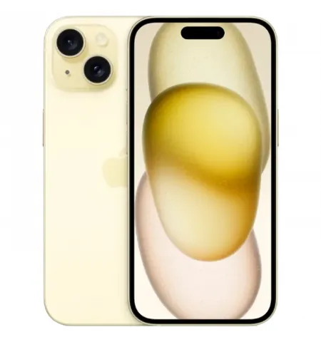Смартфон Apple iPhone 15, 6Гб/128Гб, Жёлтый