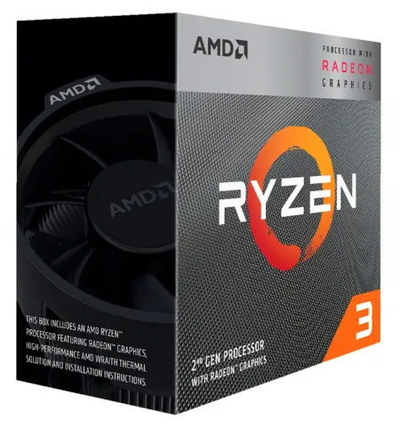 Процессор AMD Ryzen 3 3200G, Radeon Vega 8, Wraith Stealth | Box