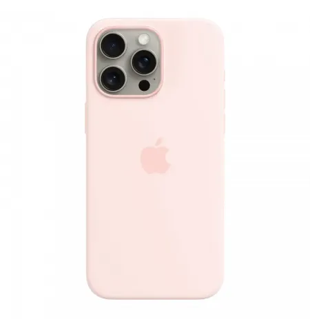 Чехол Apple iPhone 15 Pro Max Silicone Case with MagSafe, Светло-розовый