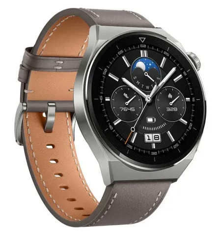 Ceas inteligent Huawei WATCH GT 3 Pro, 46mm, Titan | Gri