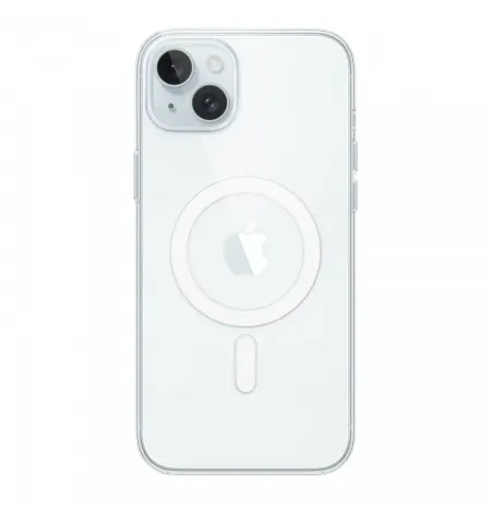 Чехол Apple iPhone 15 Plus Clear Case with MagSafe, Прозрачный