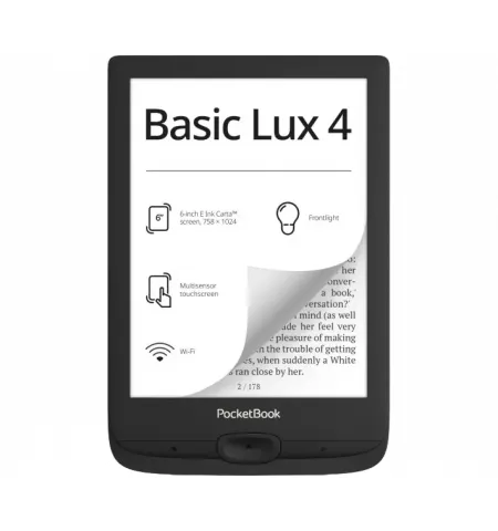 eBook Reader PocketBook Basic Lux 4 618, Negru