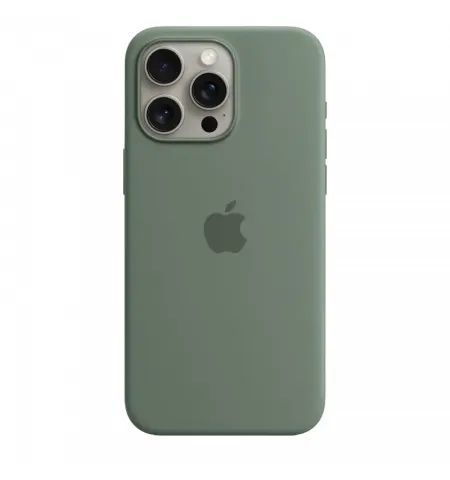Чехол Apple iPhone 15 Pro Max Silicone Case with MagSafe, Кипарис