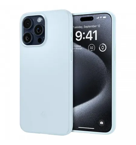 Husa Spigen iPhone 15 Thin Fit, Albastru stins