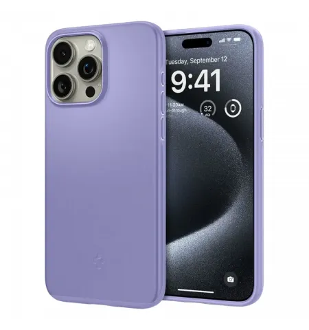 Husa Spigen iPhone 15 Thin Fit, Iris violet