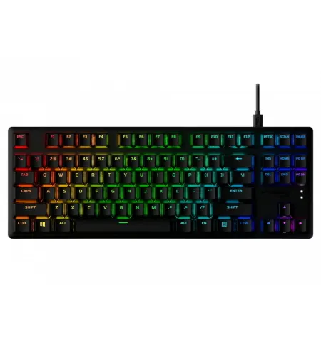 Клавиатура HyperX Alloy Origins Core PBT, Проводное, Чёрный