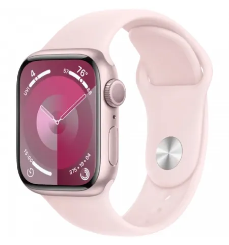 Ceas inteligent Apple Watch Series 9, 41mm, Roz