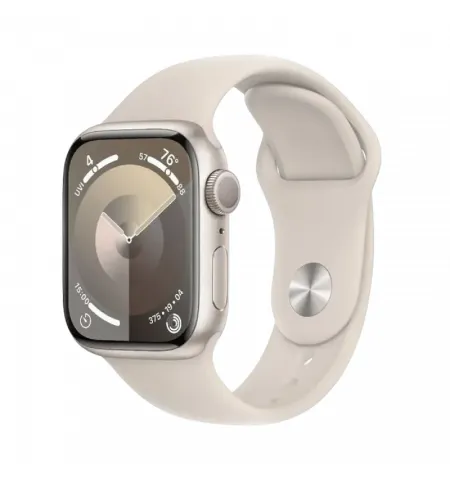 Ceas inteligent Apple Watch Series 9, 41mm, Starlight