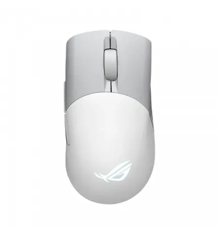 Gaming Mouse ASUS ROG Keris Wireless AimPoint, Alb/Gri