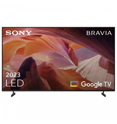 85" LED SMART Телевизор SONY KD85X80LAEP, 3840x2160 4K UHD, Android TV, Чёрный