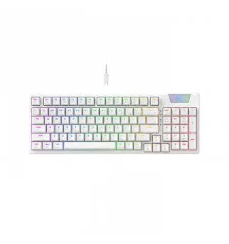 Tastatura Havit KB885L, Cu fir, Alb