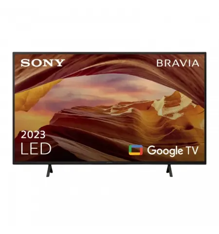 50" LED SMART TV SONY KD50X75WLPAEP, 3840x2160 4K UHD, Google TV, Negru