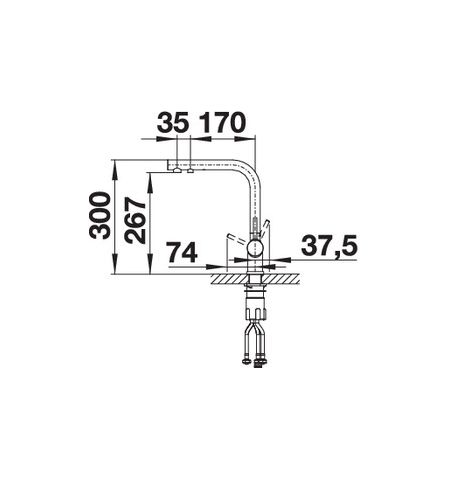 Blanco Fontas II Inox