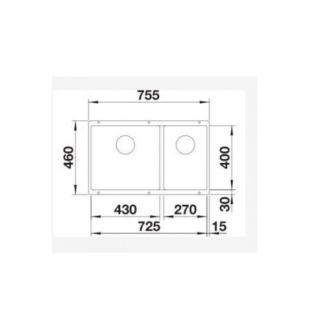 Blanco Subline 430/270 White
