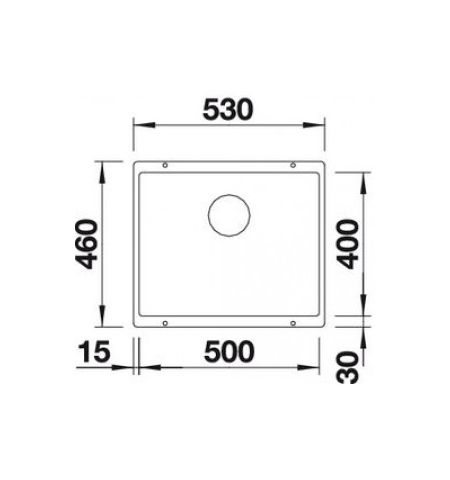 Blanco Subline 500-U White