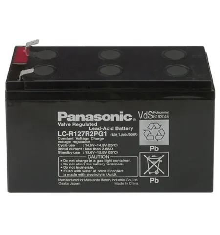 Аккумулятор для резервного питания Panasonic LC-R127R2PG1,