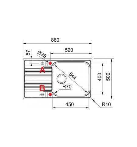 Franke SRL 611-86 XL Franke SRL 611-86 XL