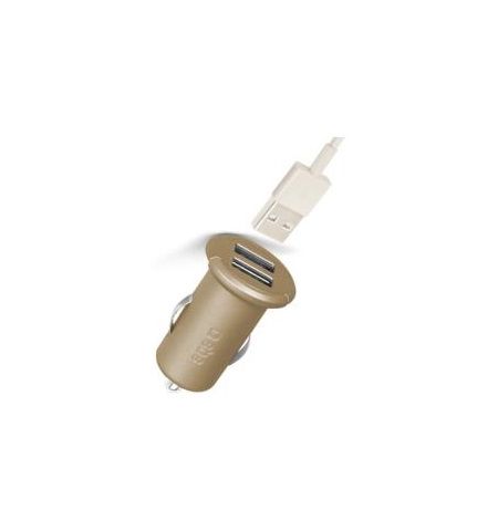 SBS Mini Car Charger Gold