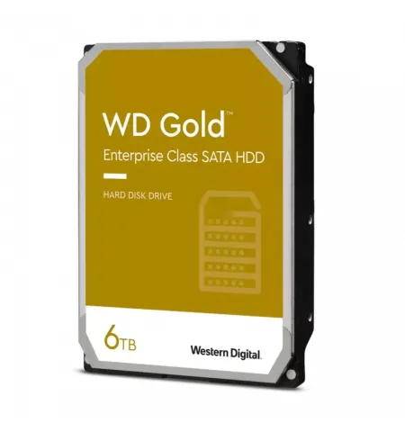 Жесткий диск Western Digital WD Gold, 3.5", 6 ТБ