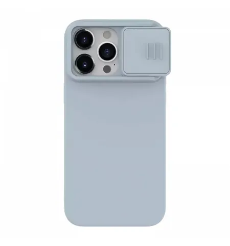 Чехол Nillkin iPhone 15 Pro Max, CamShield Silky Silicone, Star-Gray