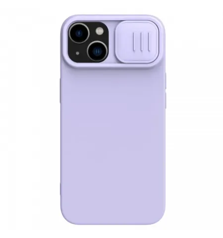 Чехол Nillkin iPhone 15 Plus, CamShield Silky Silicone, Misty Purple