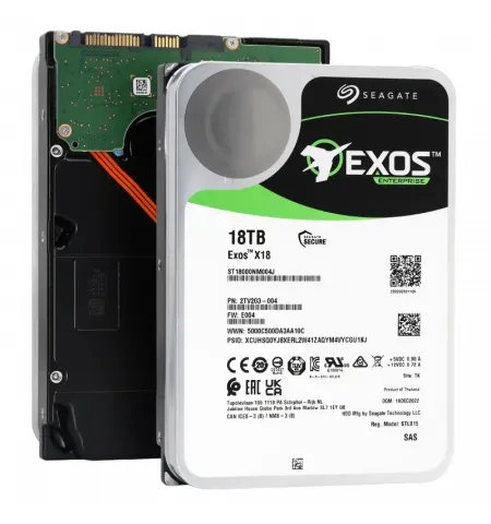 Жесткий диск Seagate Exos X18, 3.5", 18 ТБ