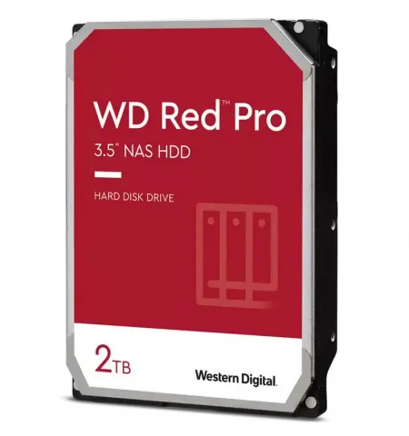 Жесткий диск Western Digital WD Red Plus, 3.5", 2 ТБ
