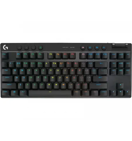 Клавиатура Logitech G Pro X TKL, Проводное / беспроводное, Чёрный