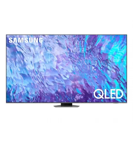 98" QLED SMART Телевизор Samsung QE98Q80CAUXUA, 3840x2160 4K UHD, Tizen, Чёрный