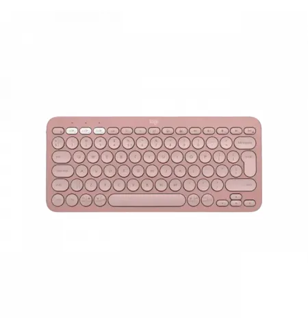 Клавиатура Logitech K380S, Беспроводное, Розовый