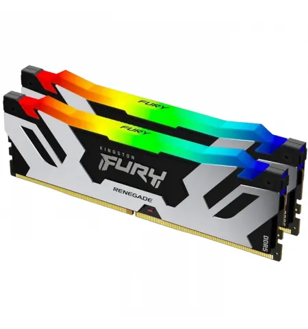 Оперативная память Kingston FURY Renegade RGB, DDR5 SDRAM, 6400 МГц, 32 Гб, KF564C32RSAK2-32