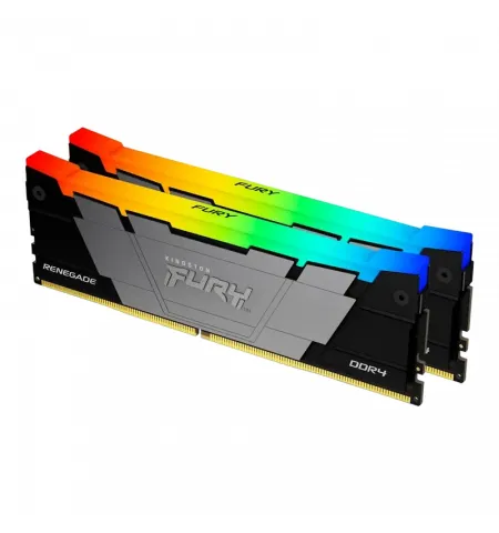 Оперативная память Kingston FURY Renegade RGB, DDR4 SDRAM, 3200 МГц, 64Гб, KF432C16RB2AK2/64