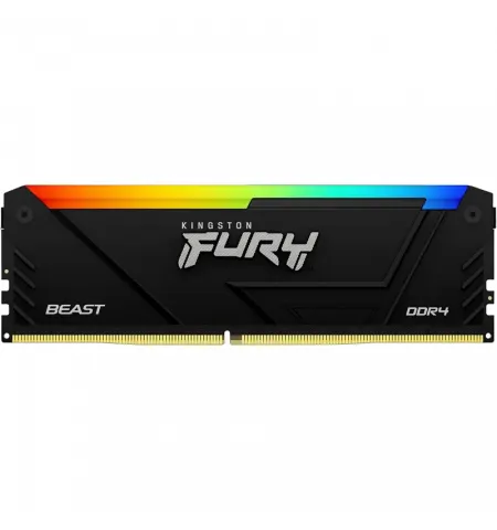Оперативная память Kingston FURY Beast RGB, DDR4 SDRAM, 3200 МГц, 16Гб, KF432C16BB12A/16