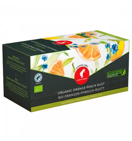 Пакетированный чай Julius Meinl Organic Green Orange Peach Due