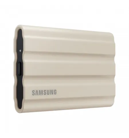 2.0TB Samsung Portable SSD T7 Shield Beige, USB-C 3.1 (88x59x13mm, 98g,R/W:1050/1000MB/s, IP65)