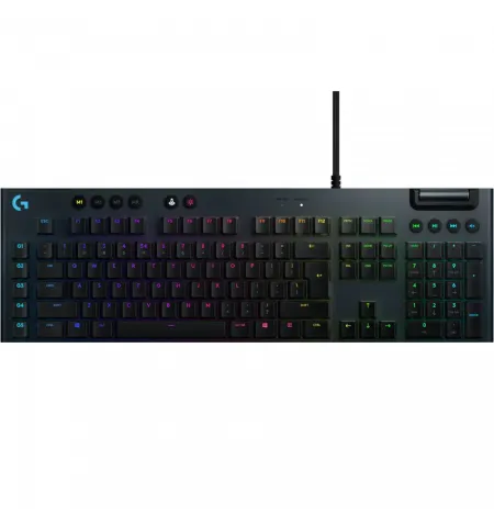 Клавиатура Logitech G815, Проводное, Чёрный