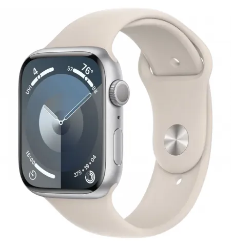 Умные часы Apple Watch Series 9, 45мм, Silver | Starlight